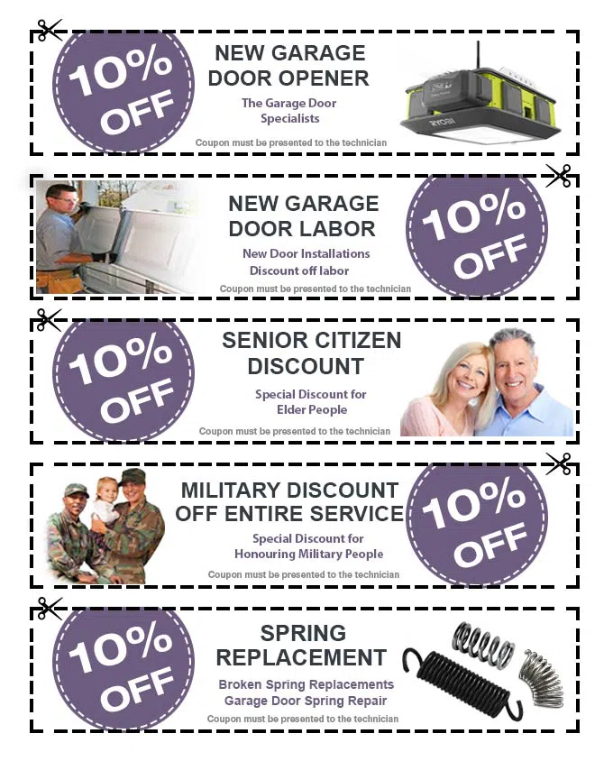 Community Garage Door Service Gilbert, AZ 480-447-2671 - couponSet26-five
