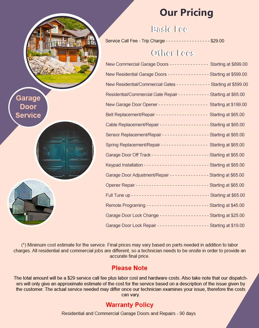 Community Garage Door Service Gilbert, AZ 480-447-2671